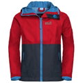 Jack Wolfskin Regenjacke Rainy (wind- und wasserdicht) rot Kinder